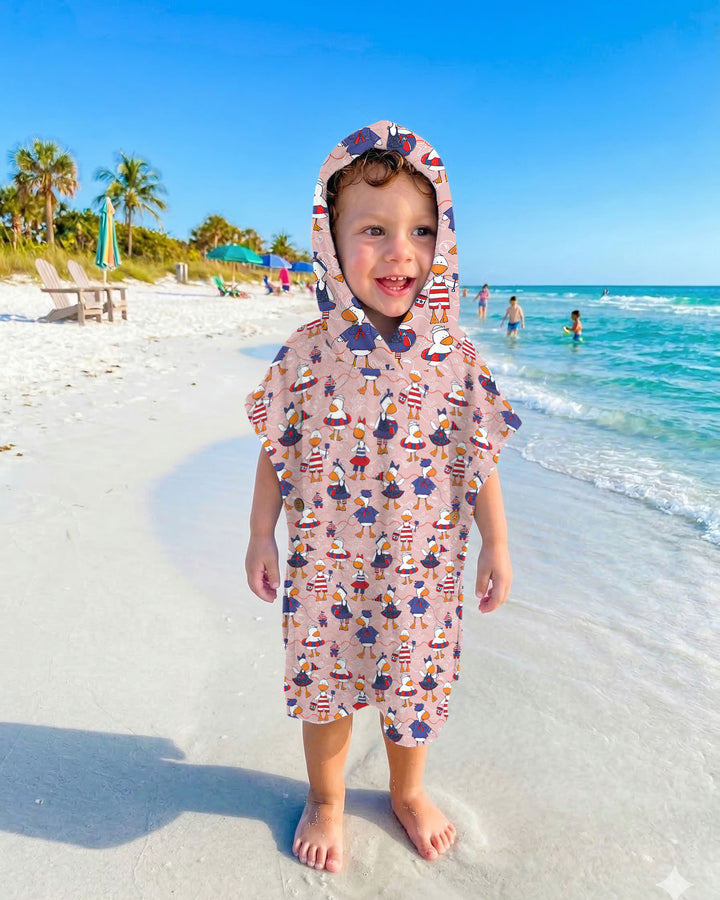 Freedom Floaties Family Matching Bamboo Swim Poncho
