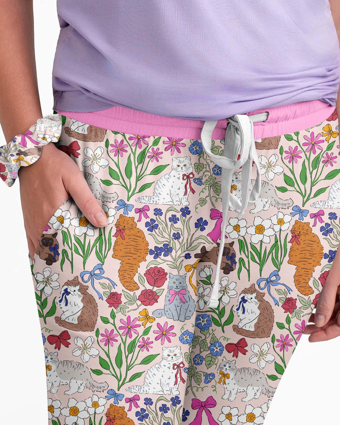 The Garden Cattery Mommy & Me Matching Bamboo Women Pajama Set