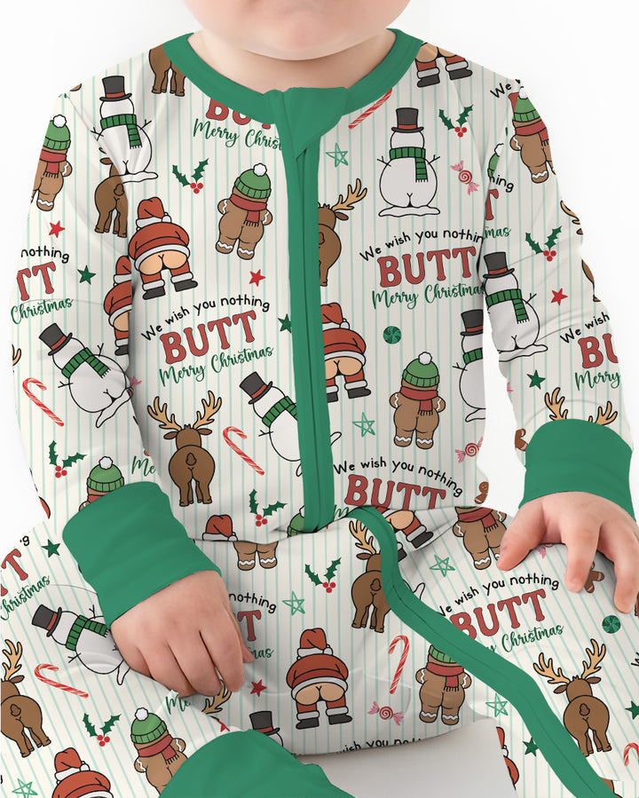 We Wish You Nothing Butt Merry  Bamboo Convertible Zippy
