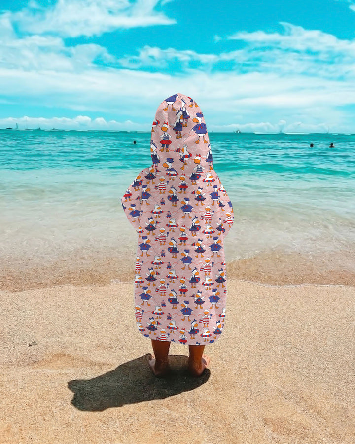 Freedom Floaties Family Matching Bamboo Swim Poncho