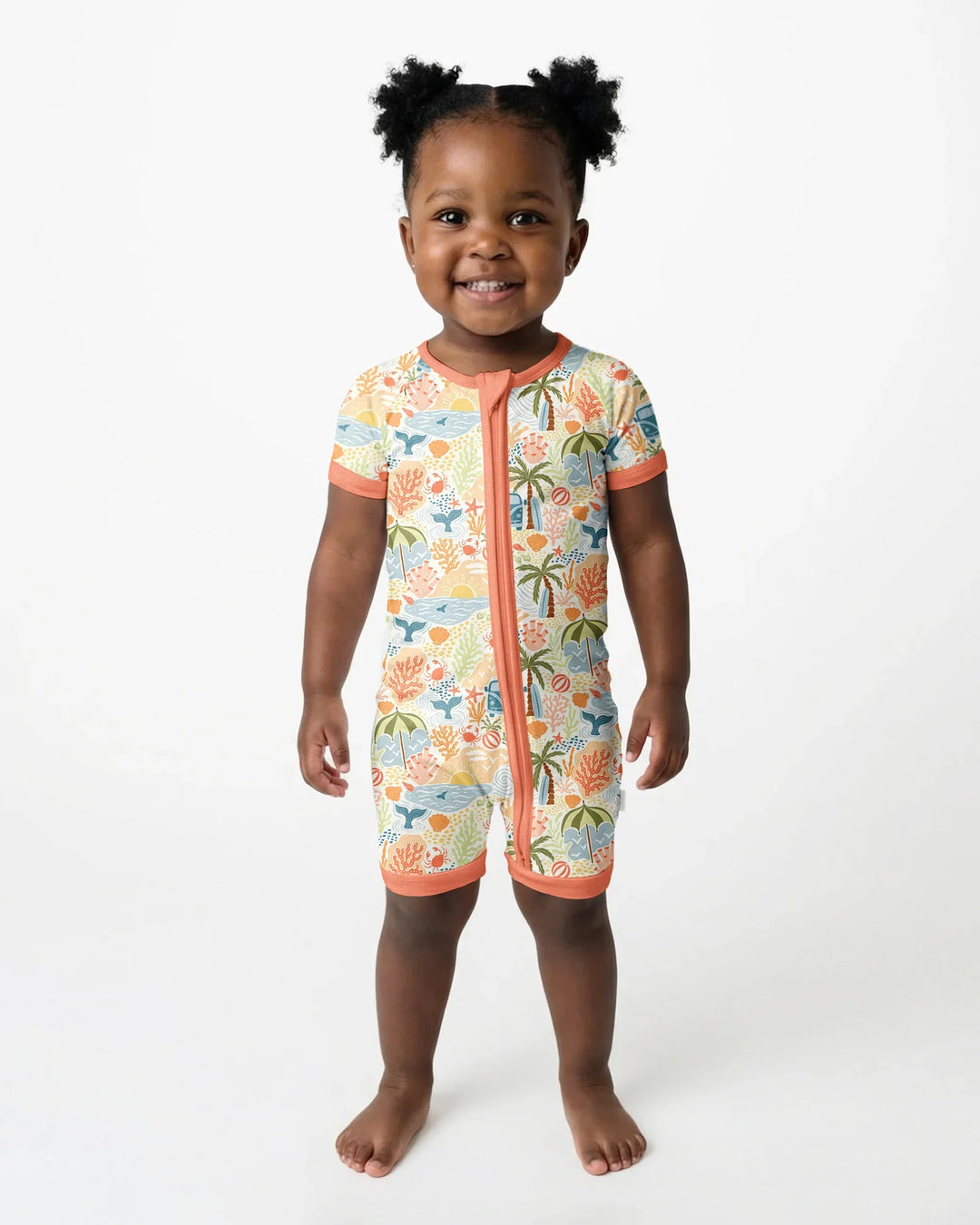 Beachy Boho Bamboo Shorty Zippy