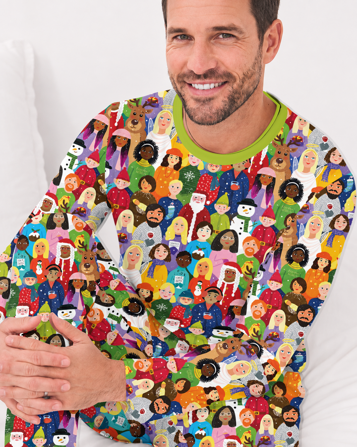Together for Christmas Bamboo Men's Pajama Set