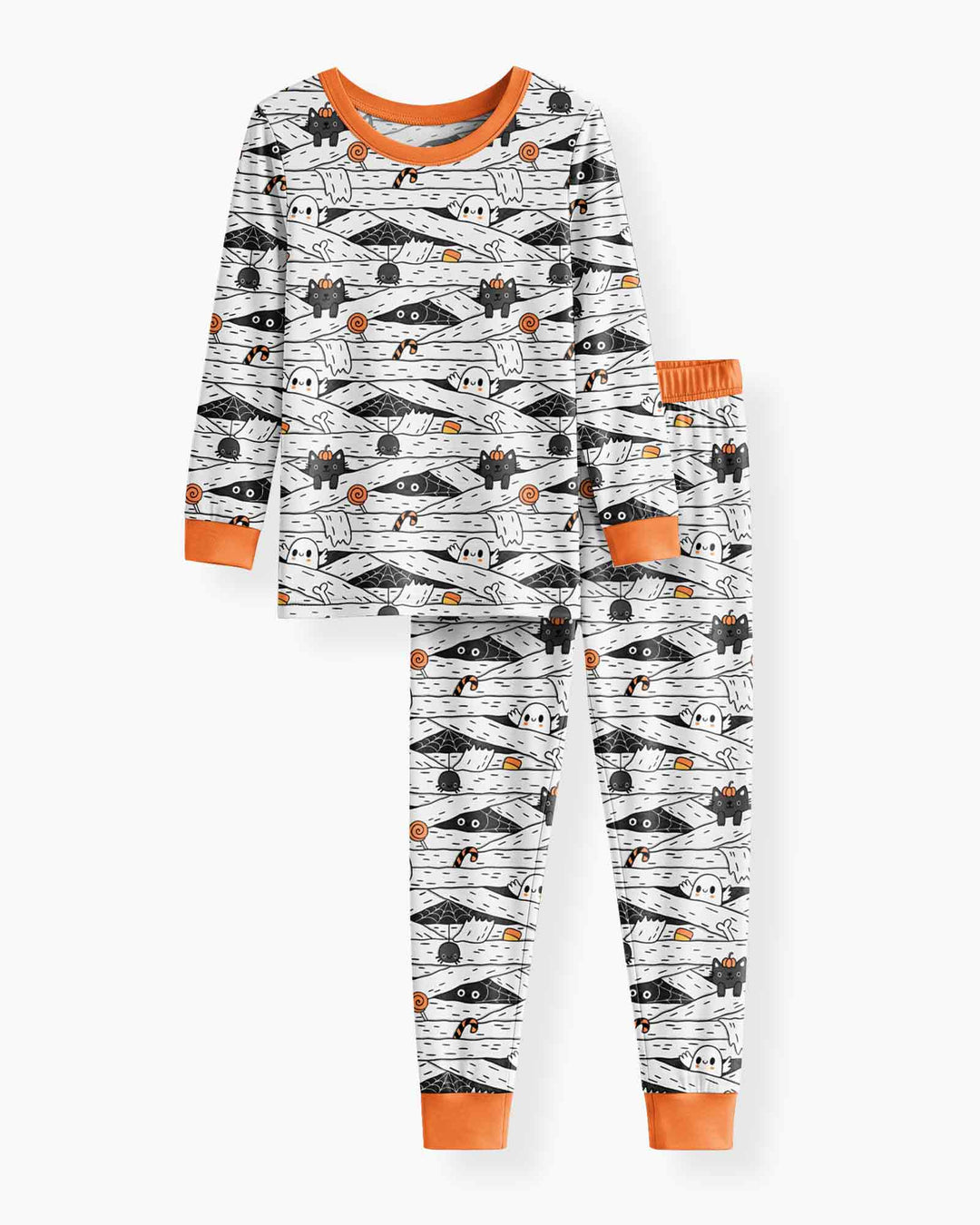 Template Bamboo Two Piece Long Sleeve Pyjamas Set