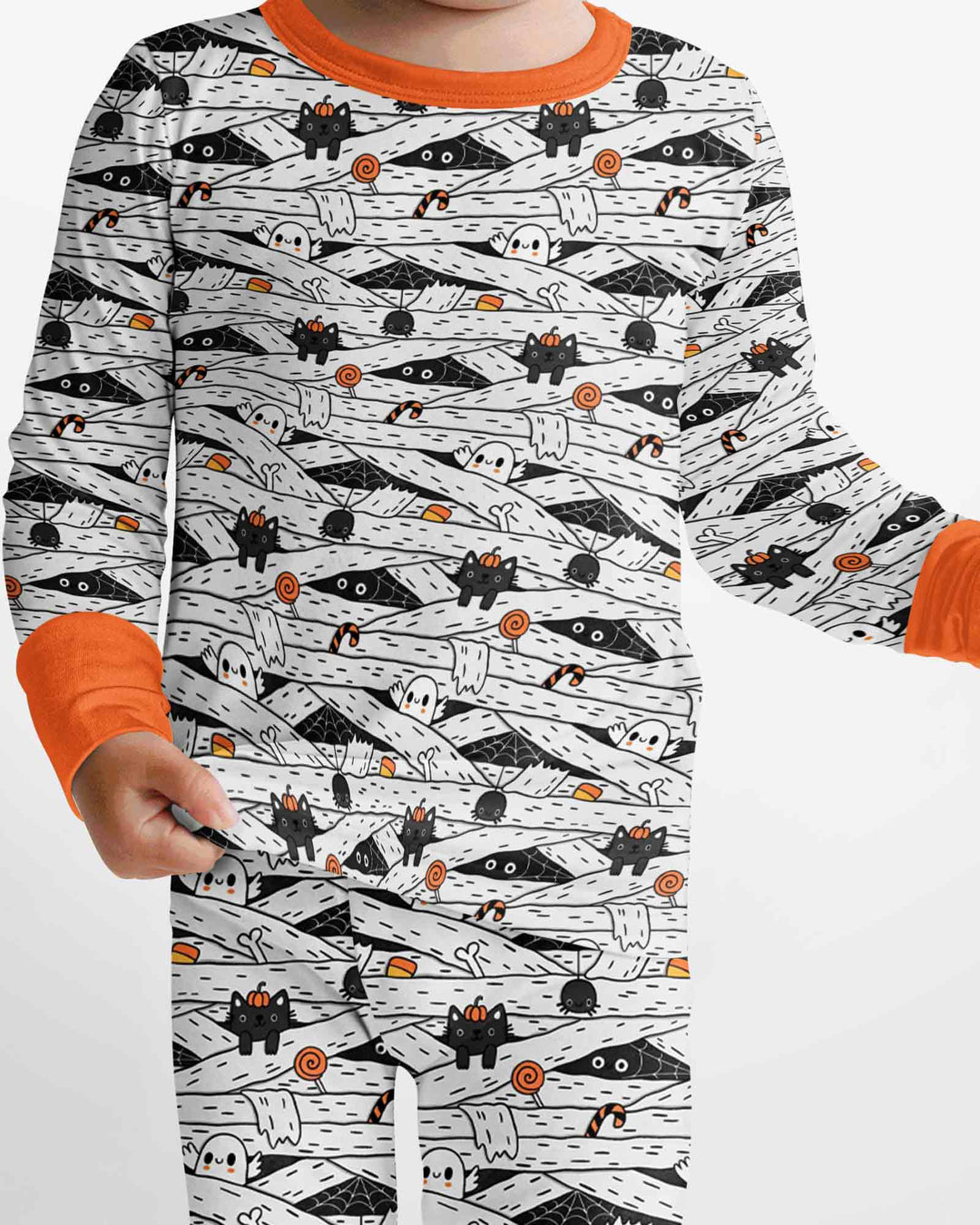 Template Bamboo Two Piece Long Sleeve Pyjamas Set