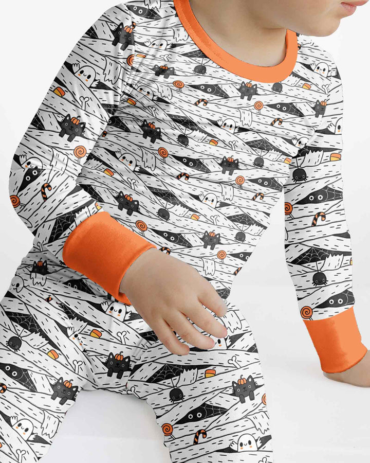 Template Bamboo Two Piece Long Sleeve Pyjamas Set