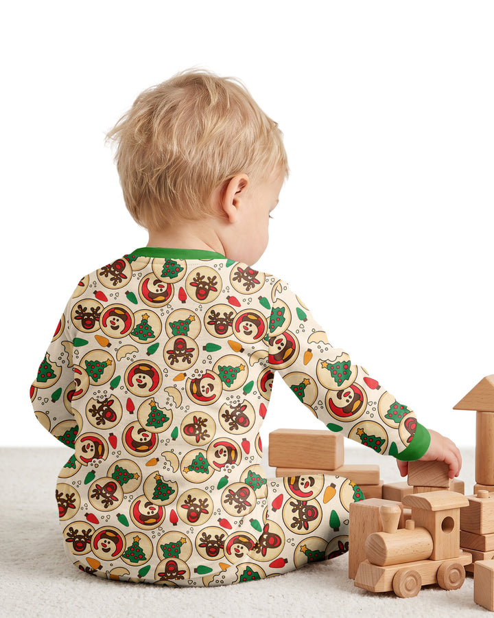 Christmas Sugar Cookie Bamboo Two Piece Long Sleeve Pajama Set
