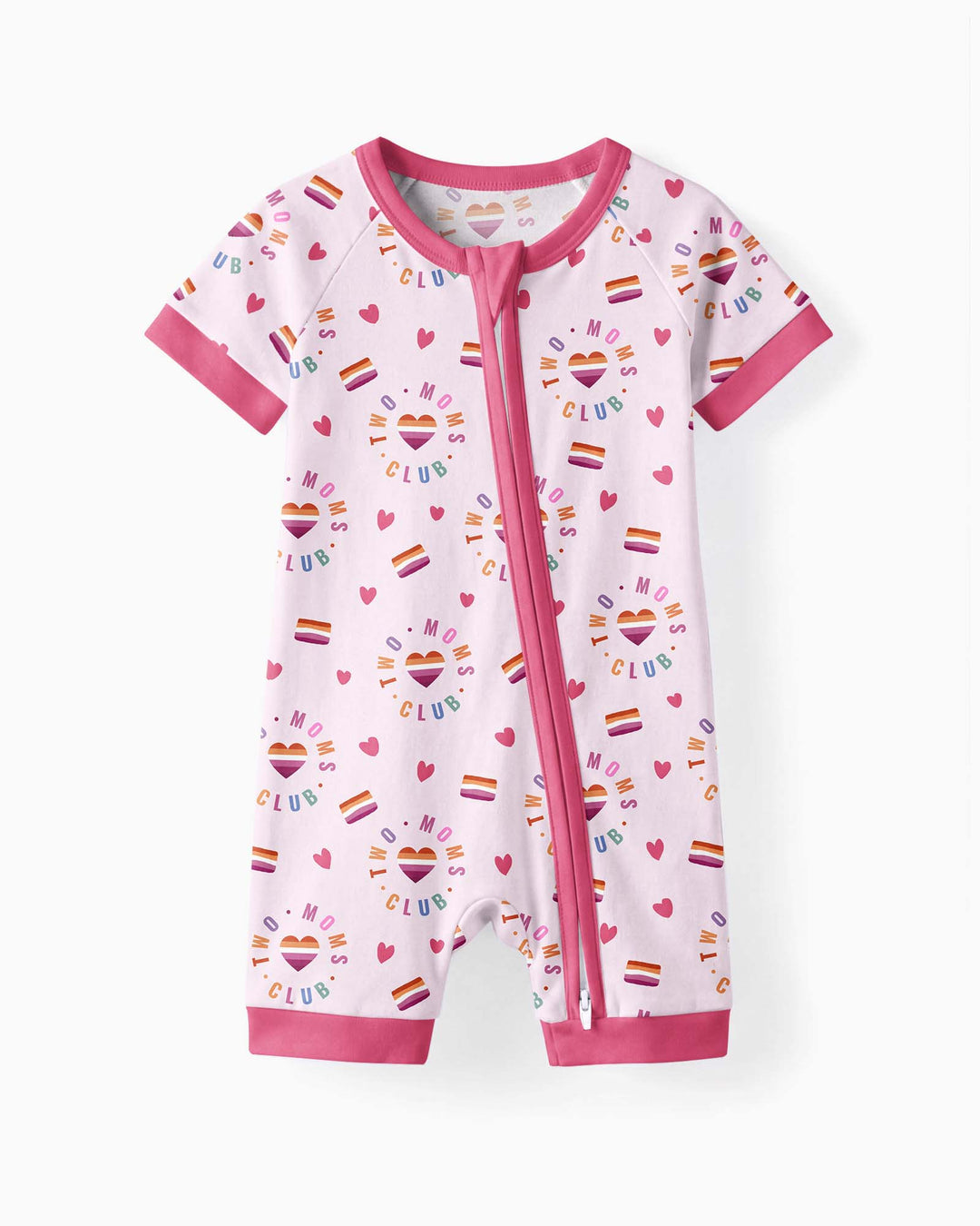 Love Makes Family Bamboo Shorty Zippy