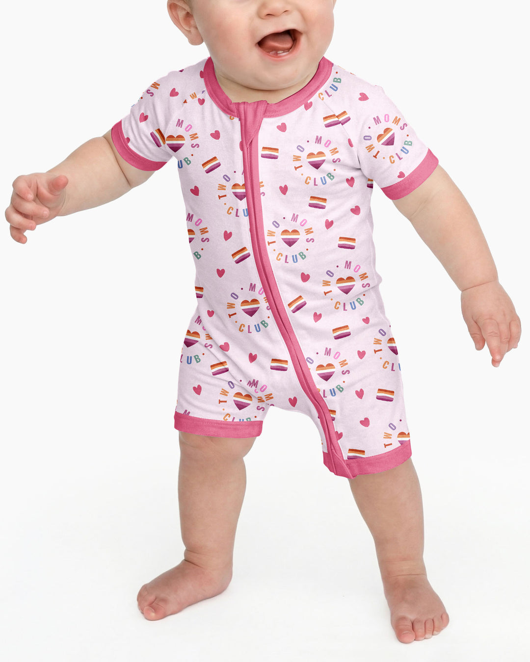 Love Makes Family Bamboo Shorty Zippy