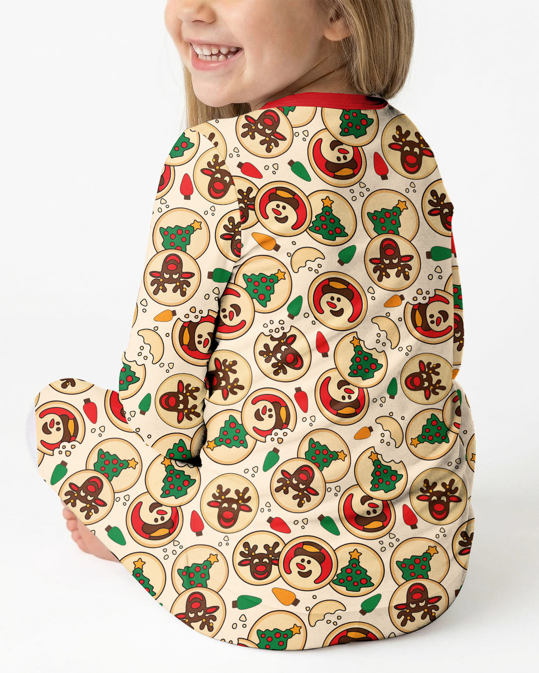 Christmas Sugar Cookie Bamboo Two Piece Long Sleeve Pajama Set