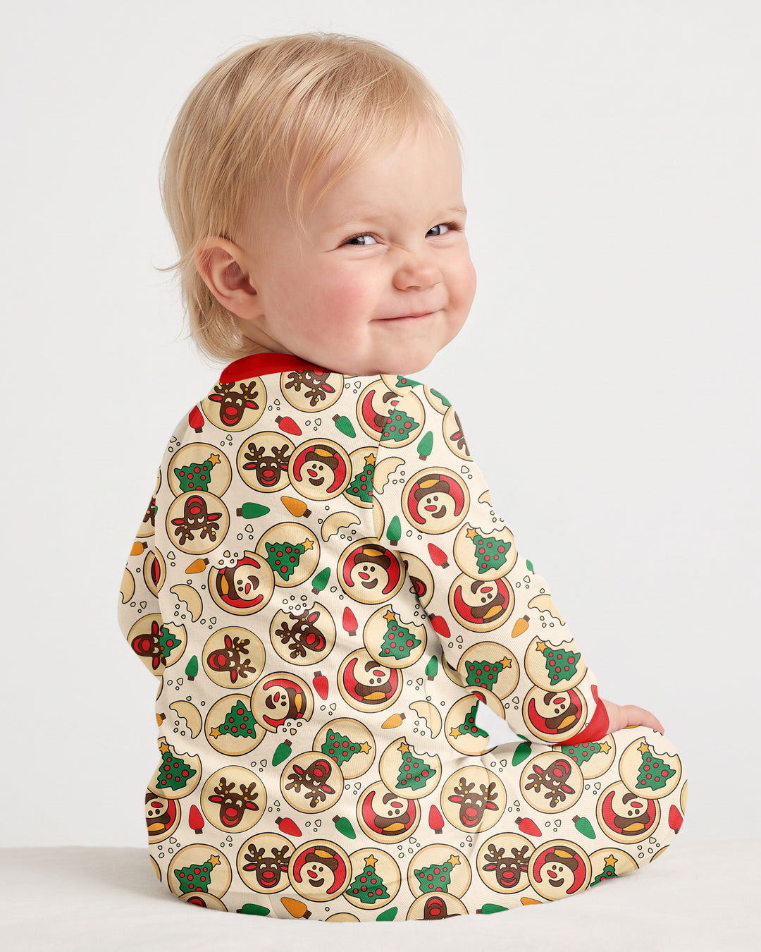 Christmas Sugar Cookie Bamboo Two Piece Long Sleeve Pajama Set