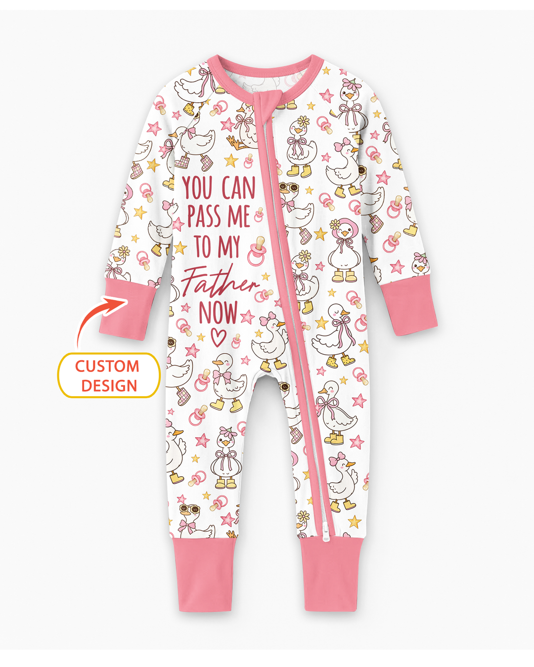 You Can Pass Me To Personalized Bamboo Convertible Zippy