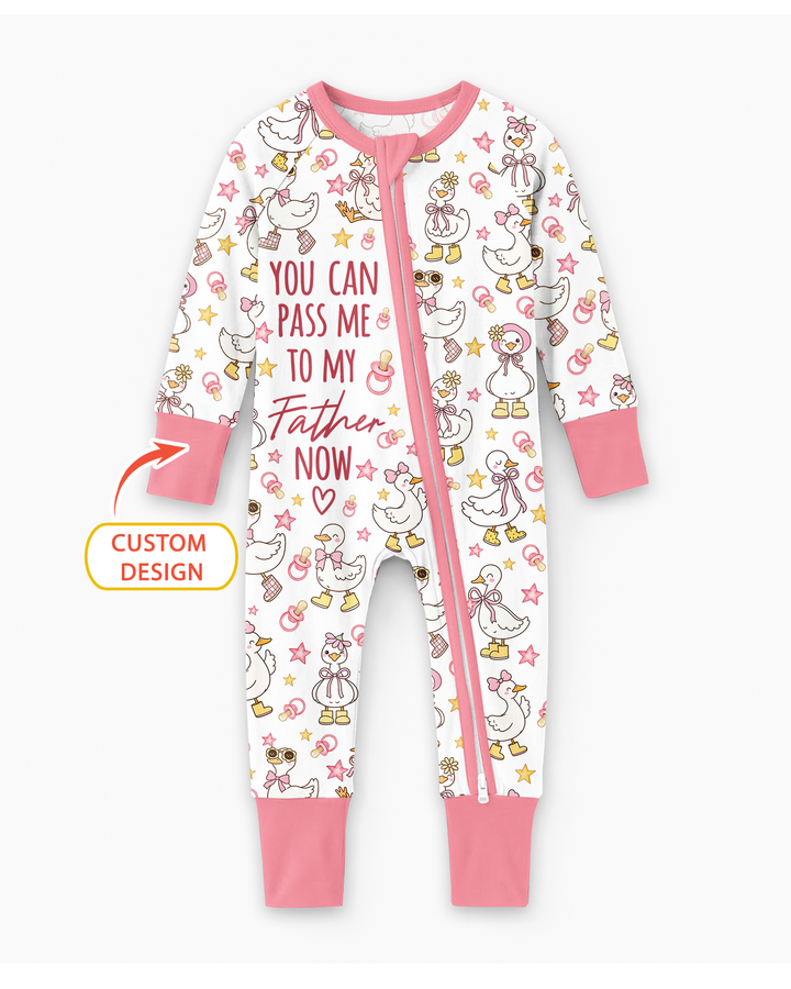 You Can Pass Me To Personalized Bamboo Convertible Zippy