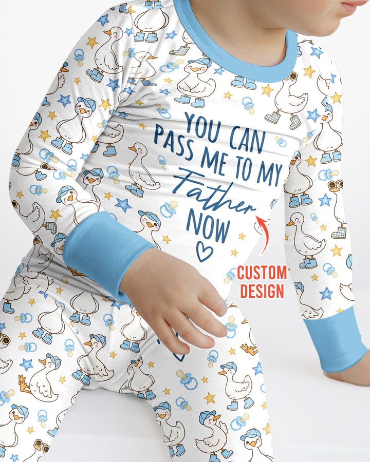 You Can Pass Me To Personalized Bamboo Convertible Zippy