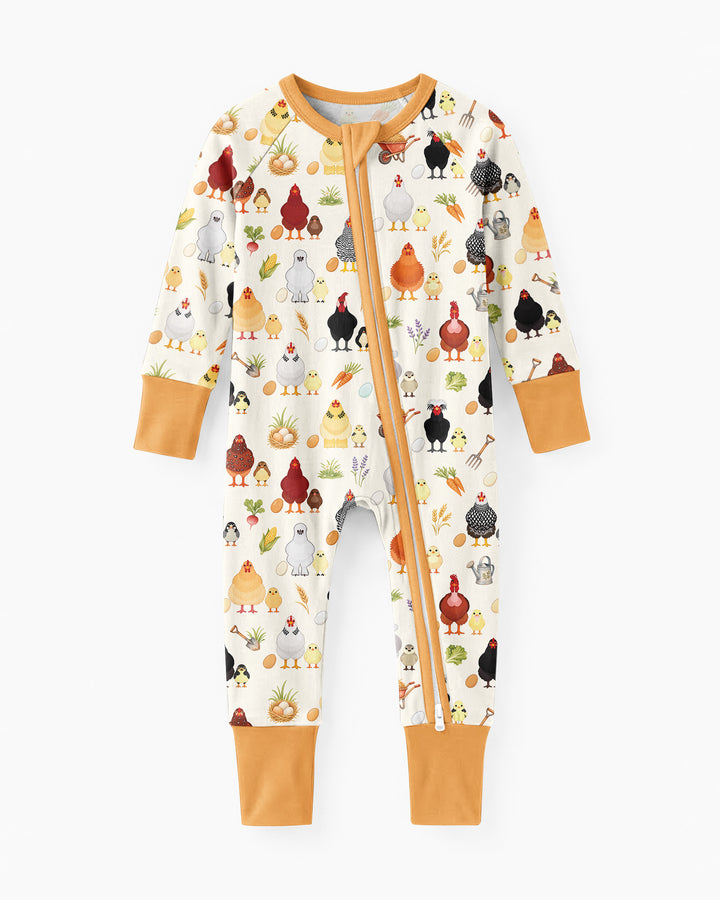 Chicks & Eggs Bamboo Convertible Zippy