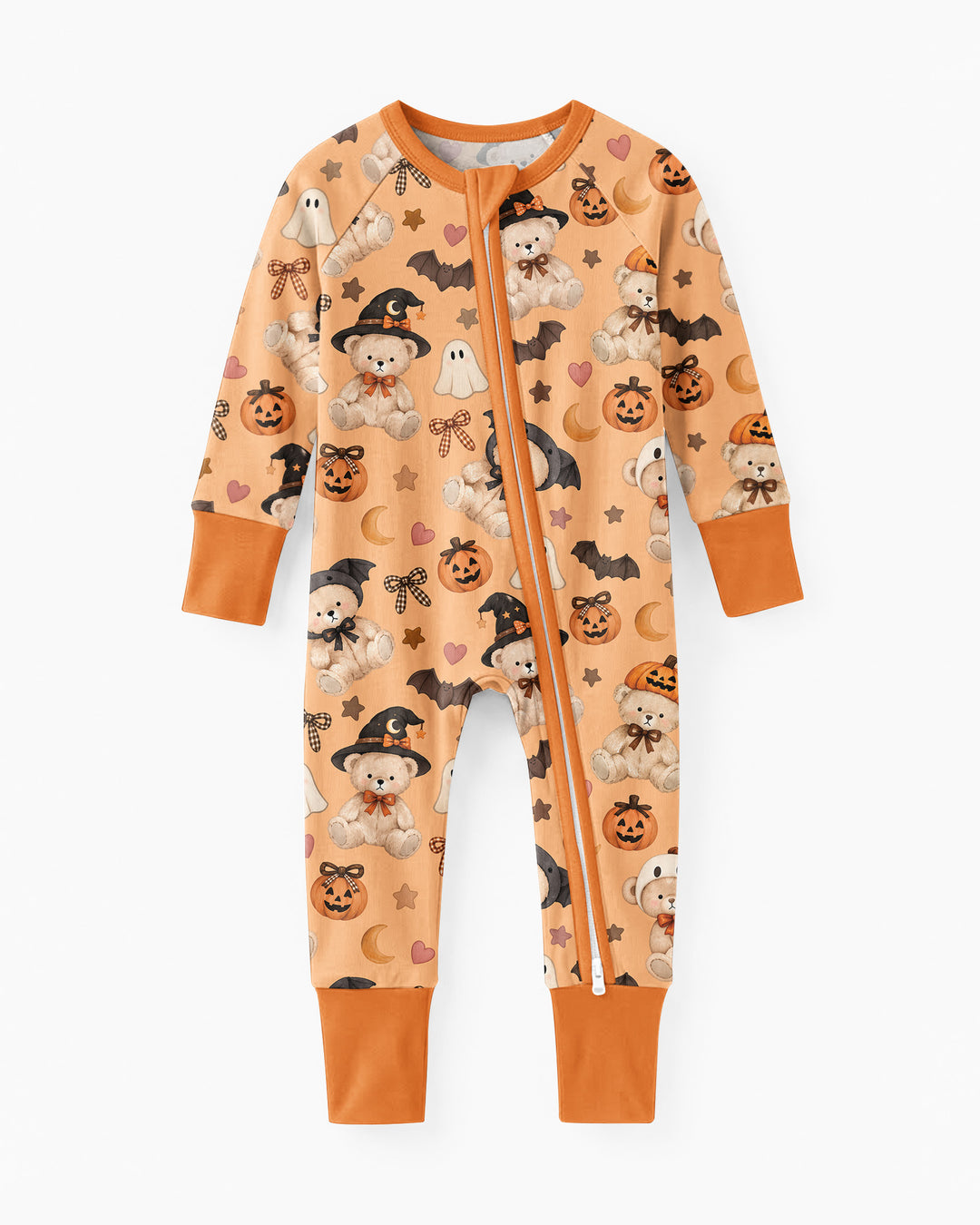 Cozy Coquette Teddy Bear Halloween Bamboo Convertible Zippy