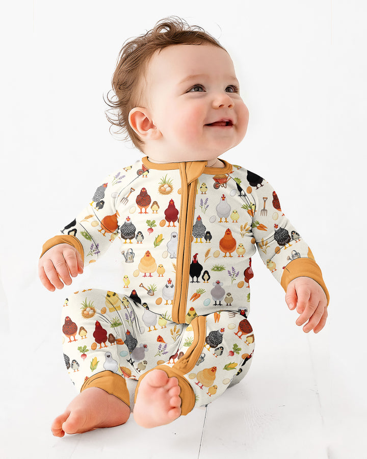 Chicks & Eggs Bamboo Convertible Zippy