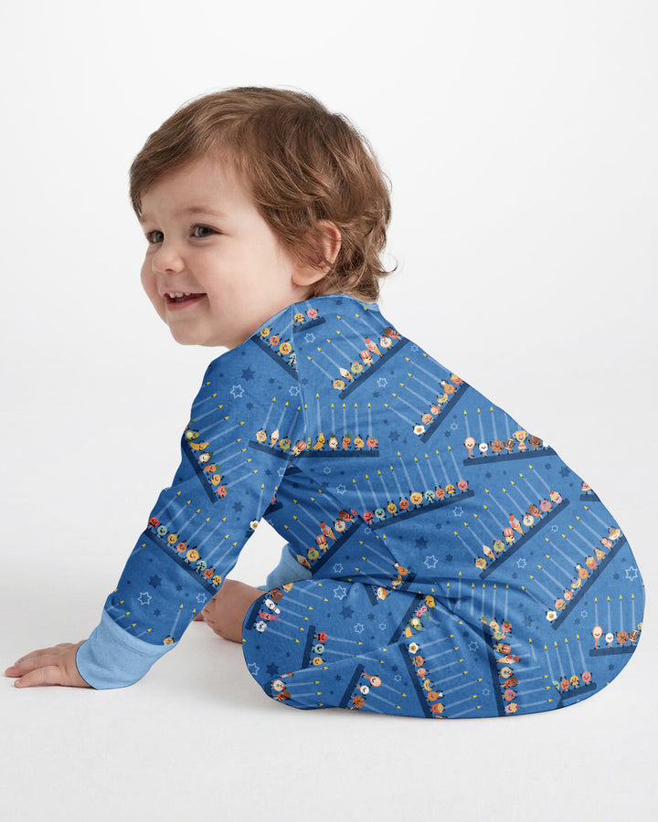 Hanukkah Cozy Night Bamboo Convertible Zippy