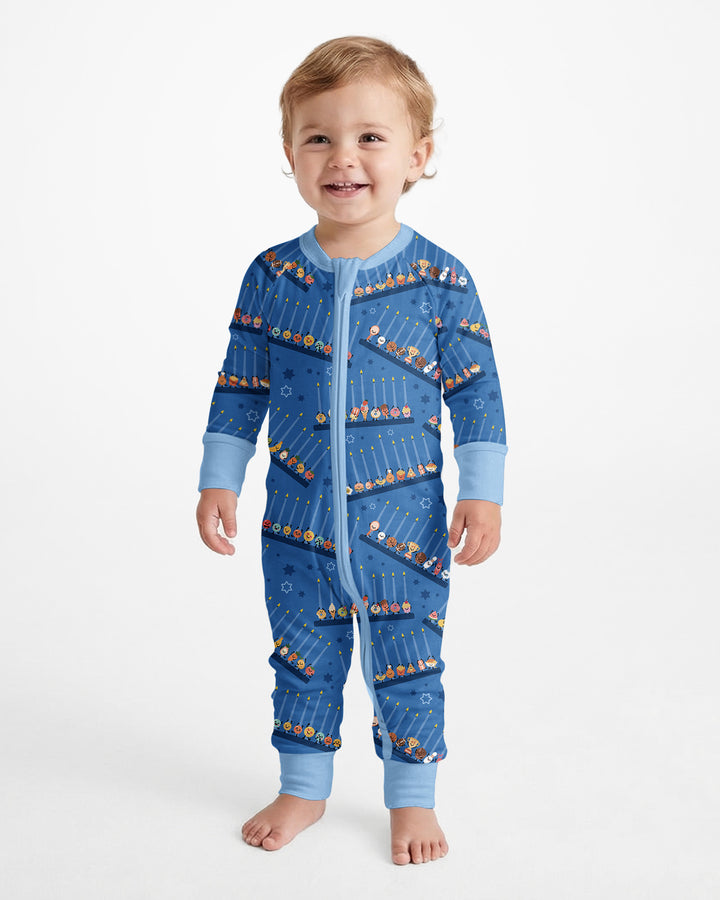 Hanukkah Cozy Night Bamboo Convertible Zippy