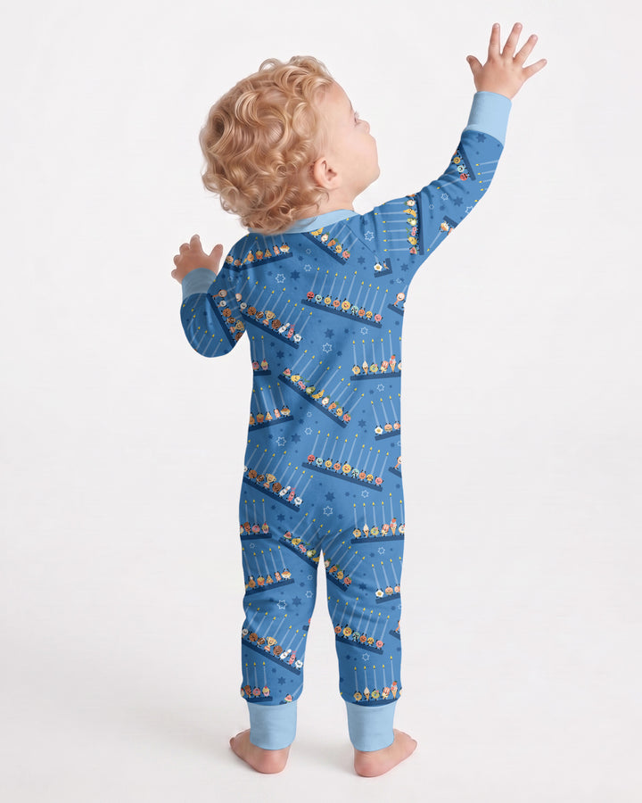 Hanukkah Cozy Night Bamboo Convertible Zippy
