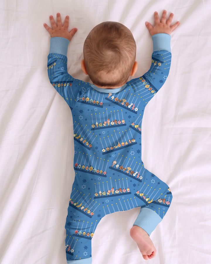Hanukkah Cozy Night Bamboo Convertible Zippy