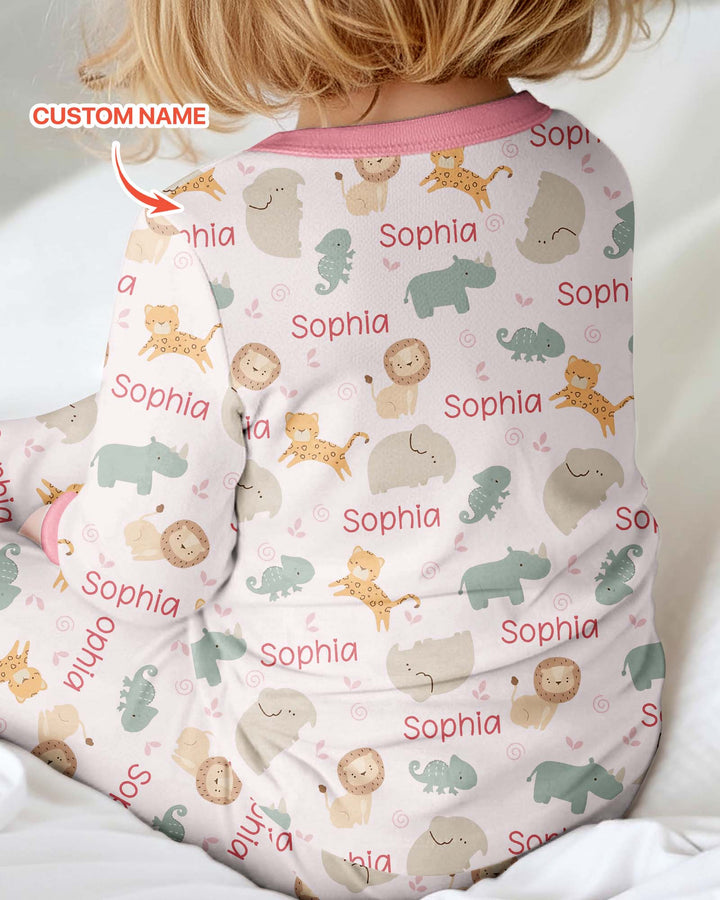 You Bet Giraffe I'm Cute Custom Name Bamboo Convertible Zippy