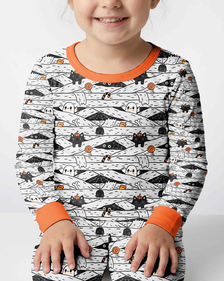Template Bamboo Two Piece Long Sleeve Pyjamas Set
