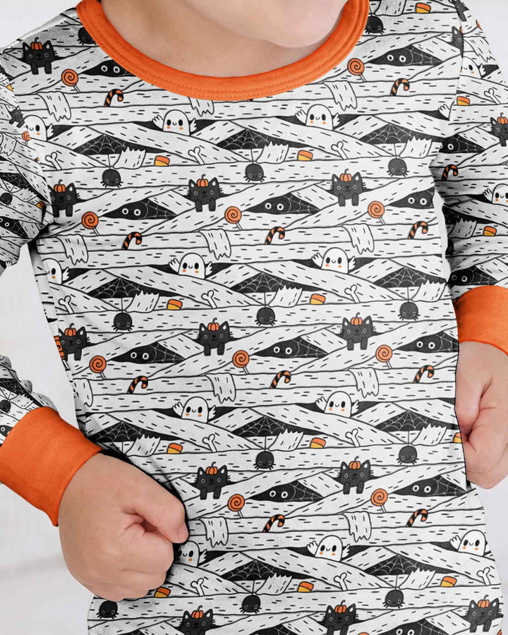 Template Bamboo Two Piece Long Sleeve Pyjamas Set