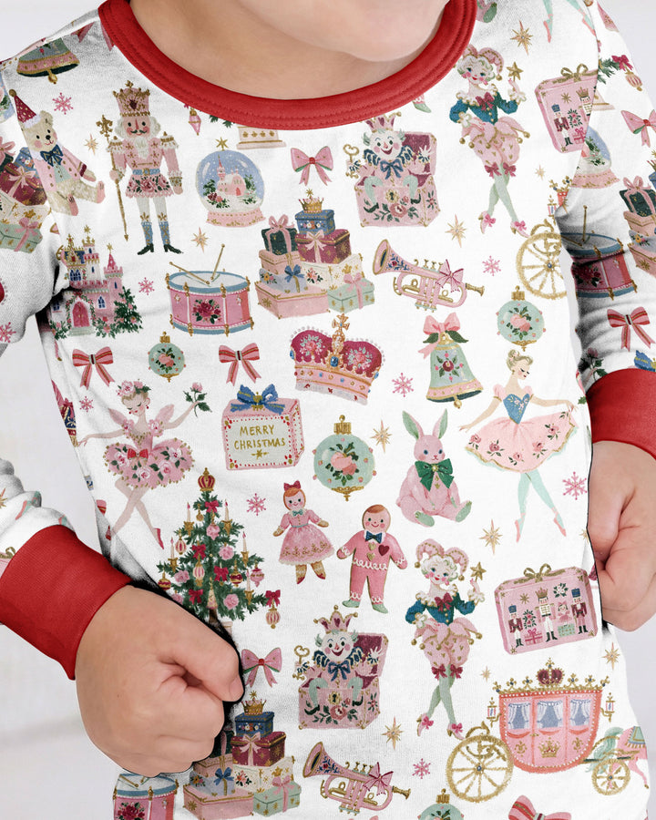 Nutcracker Christmas Bamboo Two Piece Long Sleeve Pajama Set