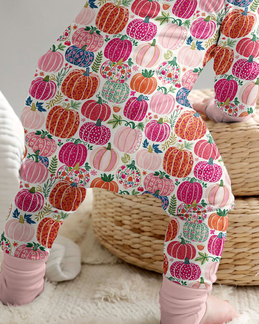 Pumpkin & Bloom Bamboo Convertible Zippy