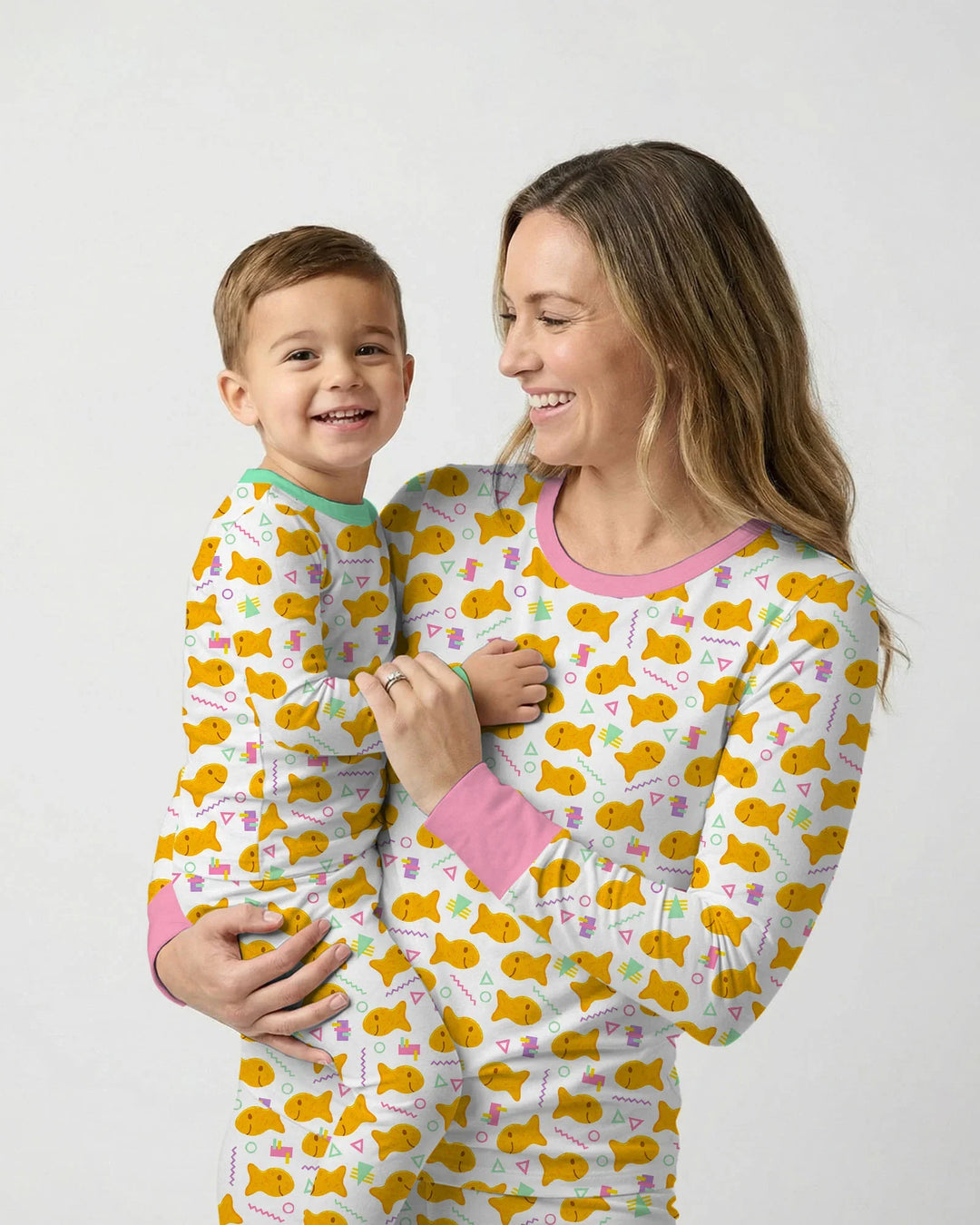 Template Bamboo Two Piece Long Sleeve Pyjamas Set