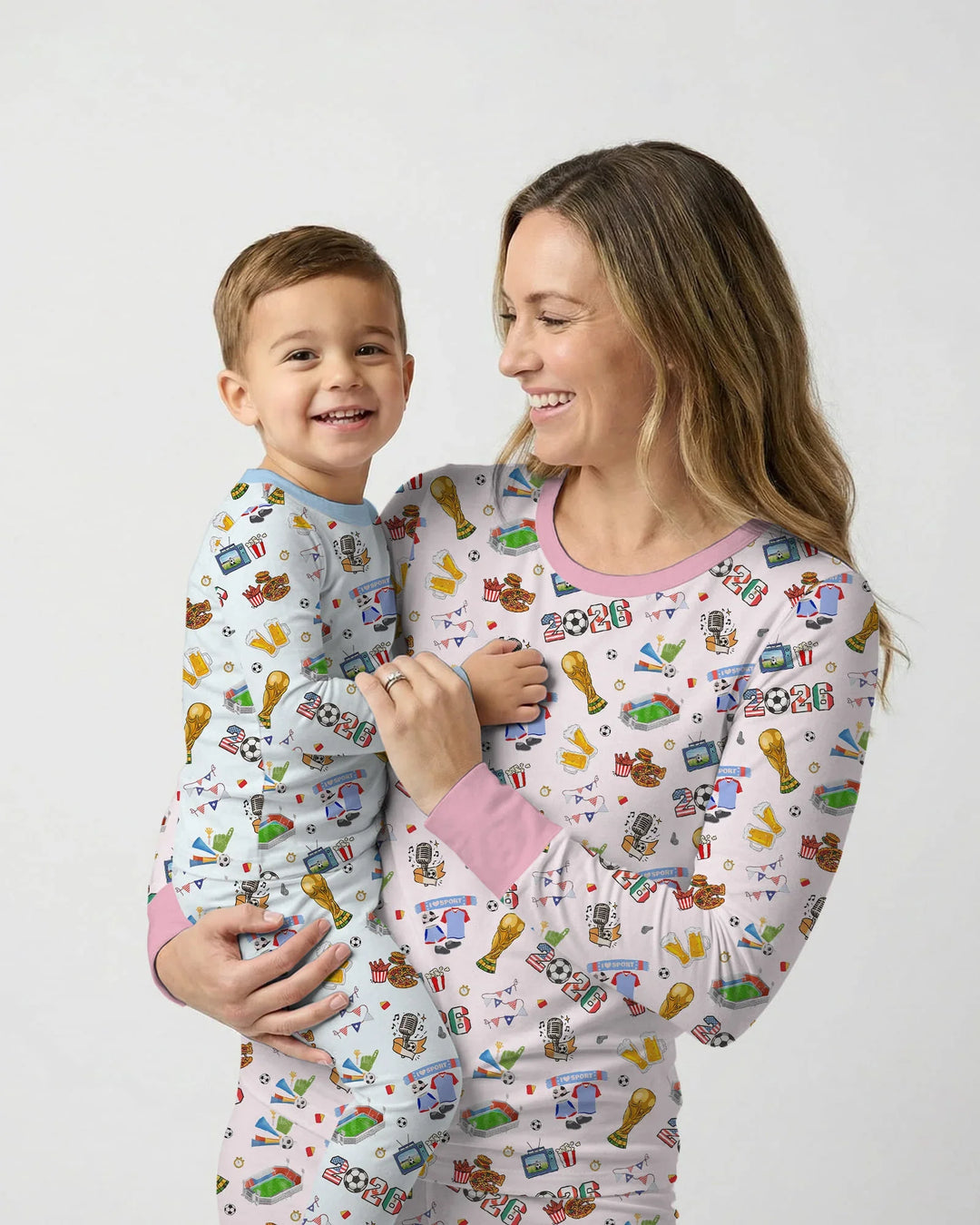 Dreaming of The Cup Bamboo Two Piece Long Sleeve Pajama Set