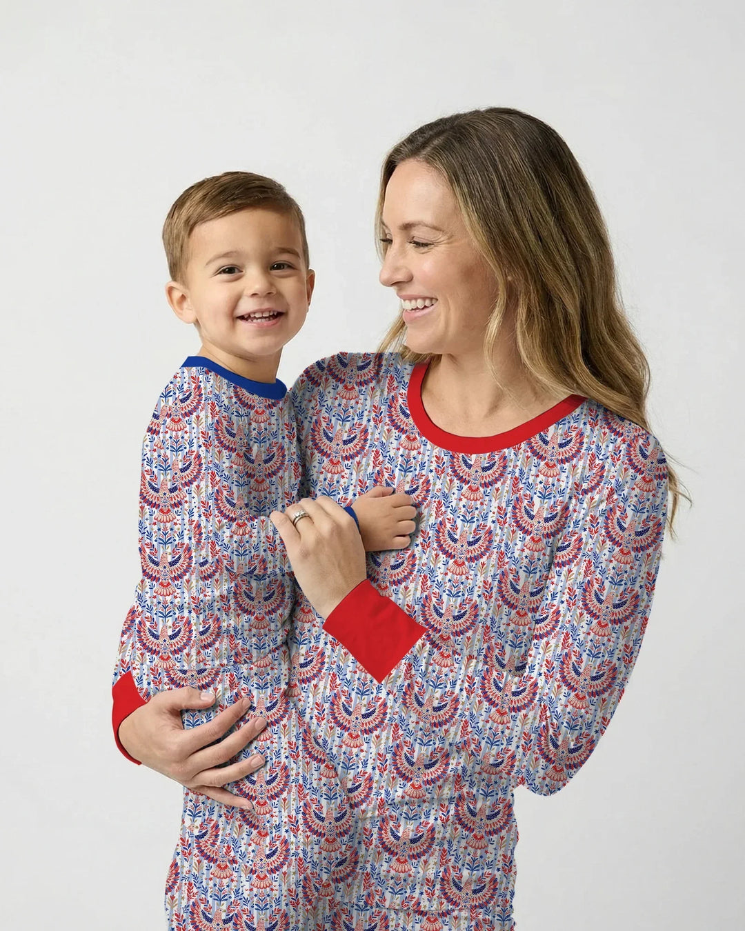 Patriotic Eagle Bamboo Women Pajama Set