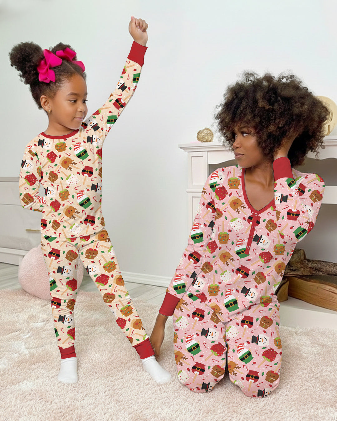 Template Bamboo Two Piece Long Sleeve Pyjamas Set