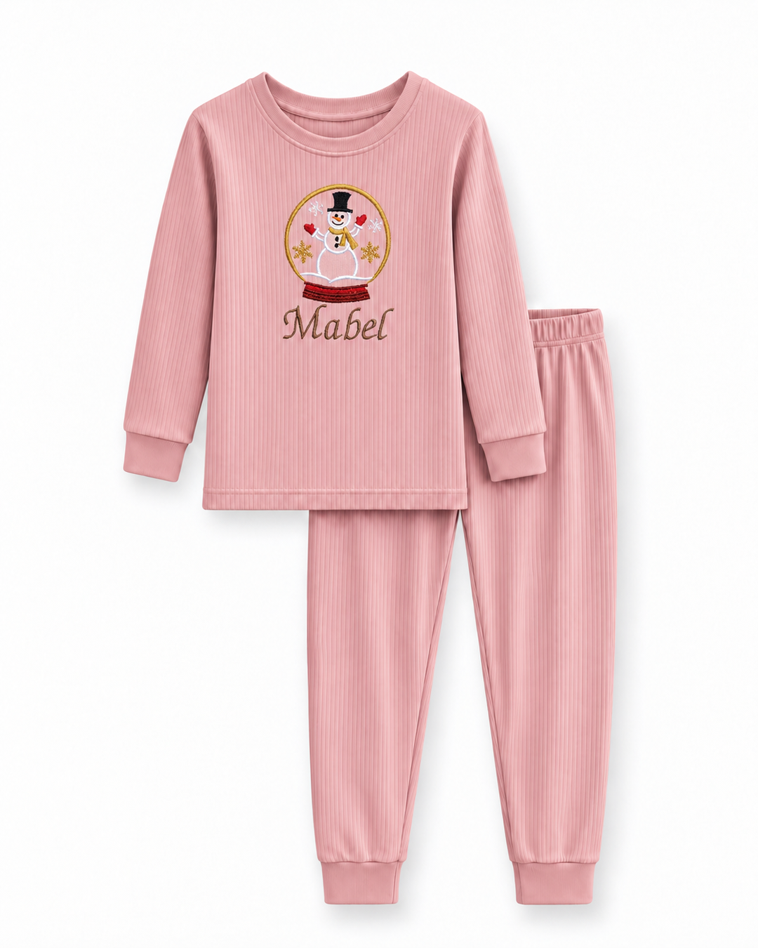 Template Bamboo Two Piece Long Sleeve Pyjamas Set