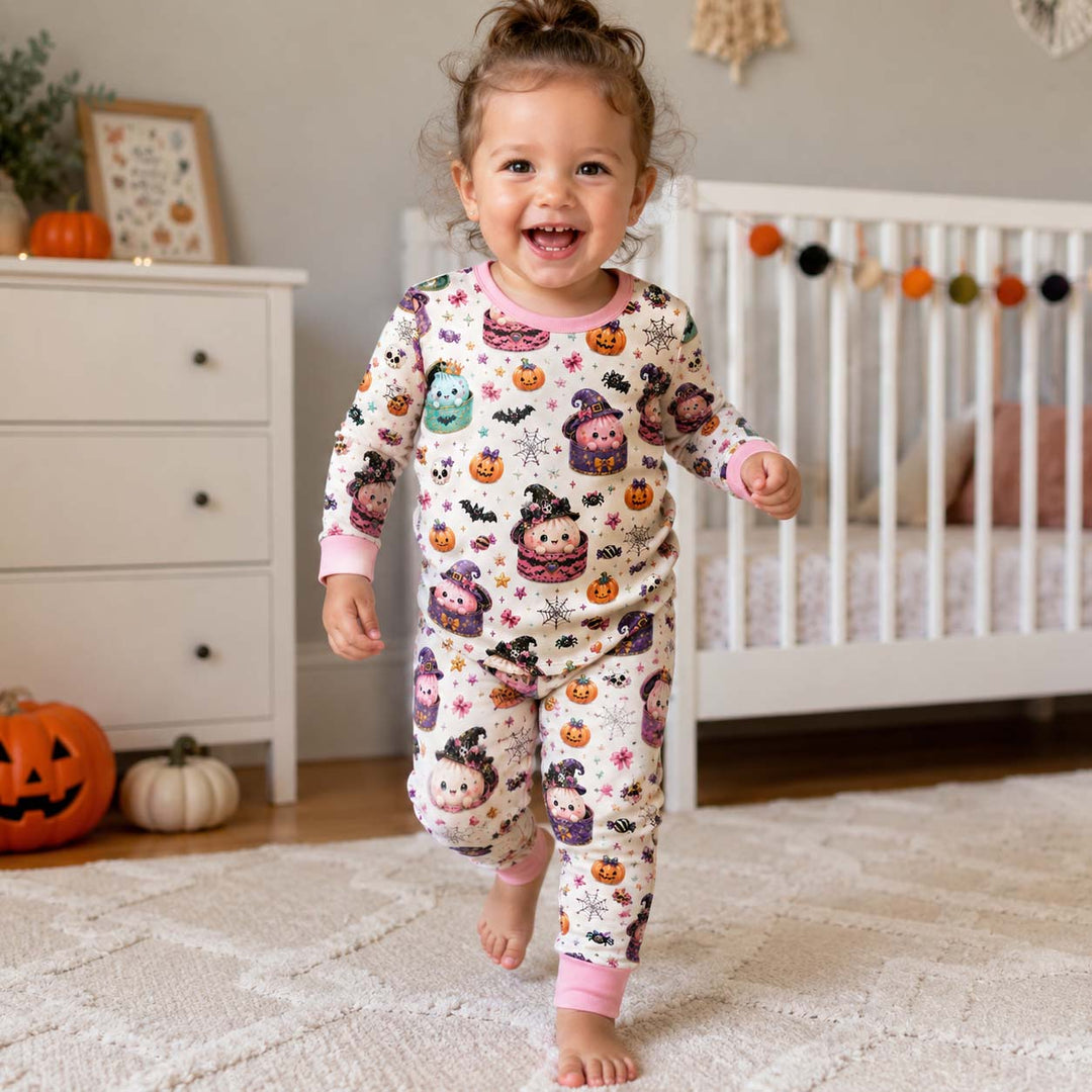 Magical Halloween Cuties Bamboo Two Piece Long Sleeve Pajama Set