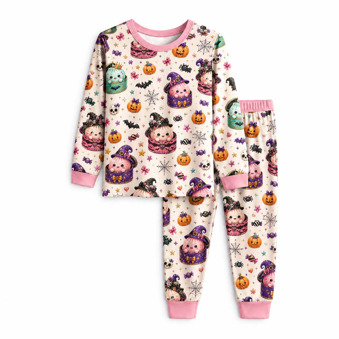 Magical Halloween Cuties Bamboo Two Piece Long Sleeve Pajama Set