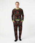 Santa Claws Christmas Bamboo Men's Pajama Set