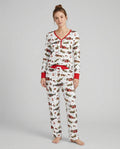 Christmas Trout Fishing Bamboo Women Pajama Set
