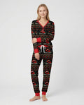 Santa Claws Christmas Bamboo Women Pajama Set