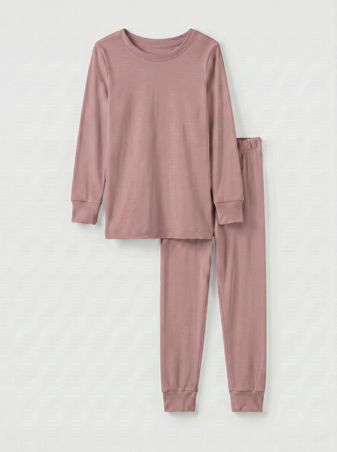 Rosy Brown Bamboo Two Piece Pajama Set