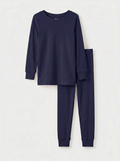Cetacean Blue Bamboo Two Piece Pajama Set