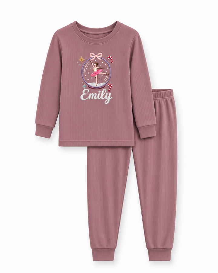 Template Bamboo Two Piece Long Sleeve Pyjamas Set