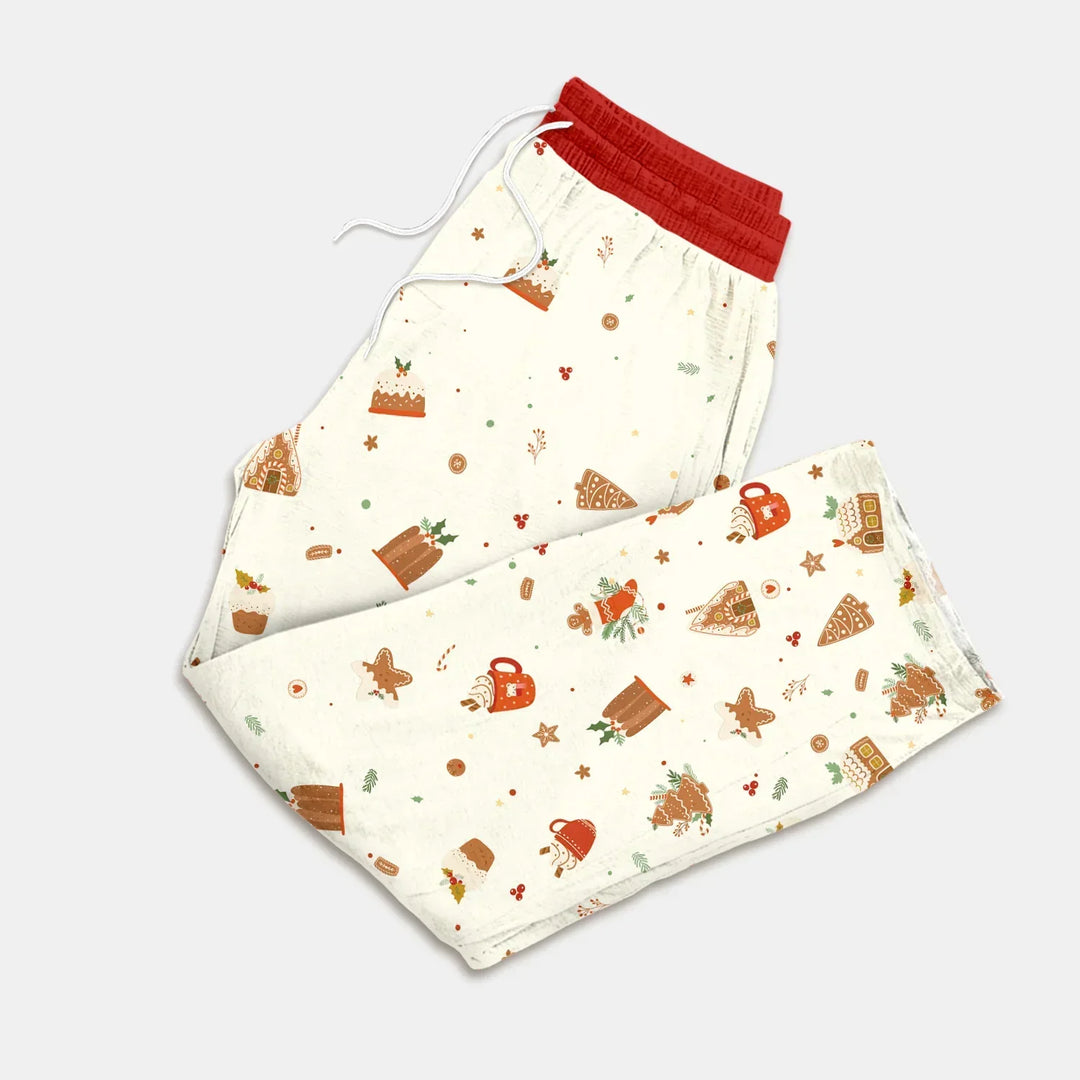 GingerBread God Says I Am Custom Name Men's Pajama Set , GingerBread God Says I Am Custom Name Men's Pajama Set - Only Shirt / XS