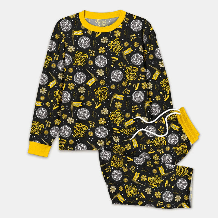 Disco New Years Eve Bamboo Men's Pajama Set