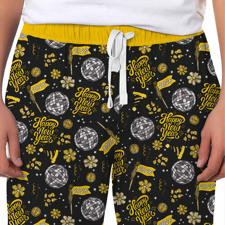 Disco New Years Eve Bamboo Men's Pajama Set
