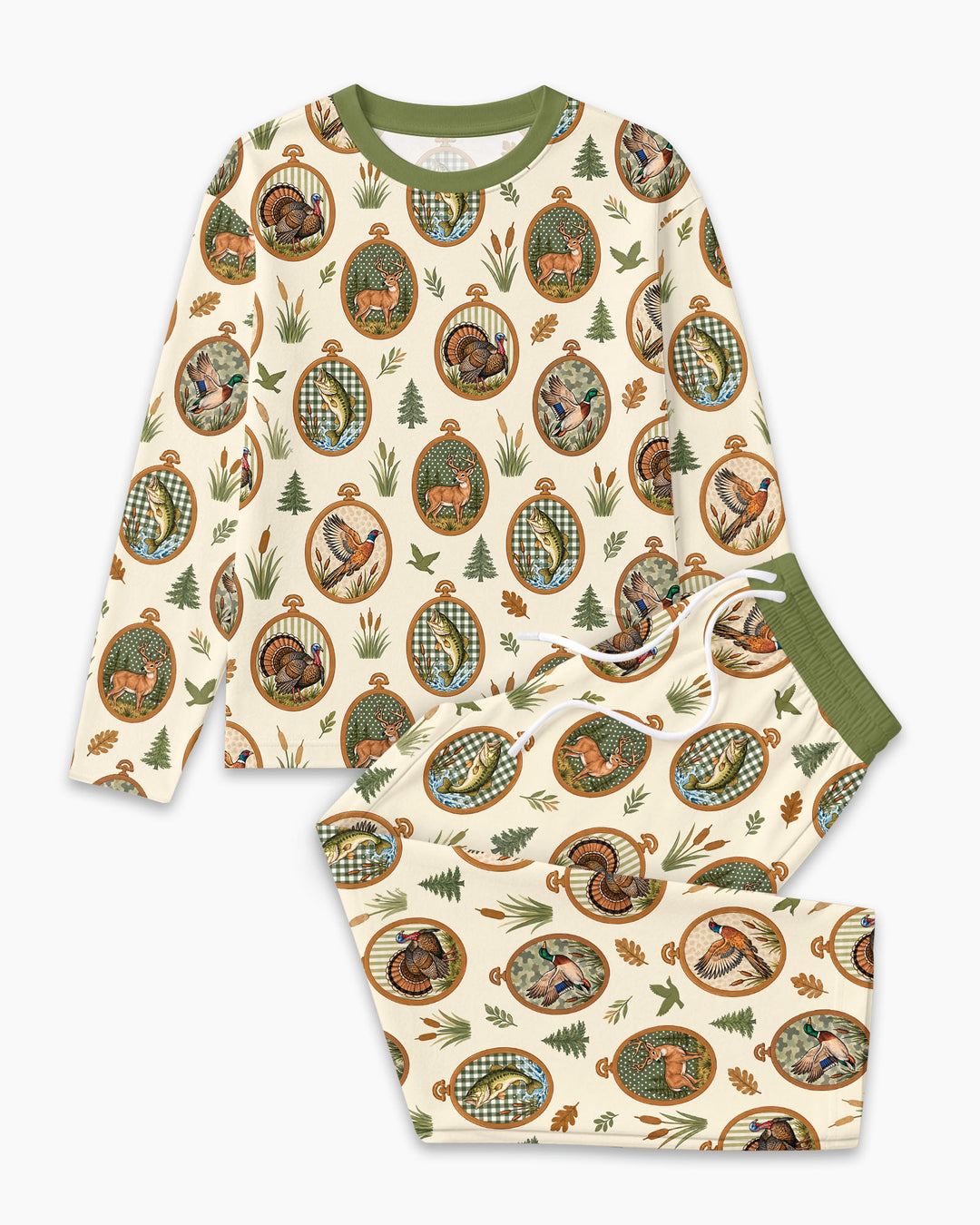 Hunting Season Family Matching Bamboo Men's Pajama Set