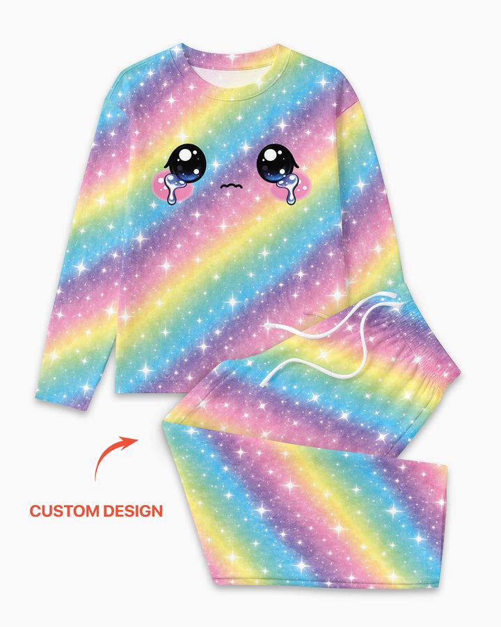 Matching Squishy Dumplings Costume Bamboo Men's Pajama Set