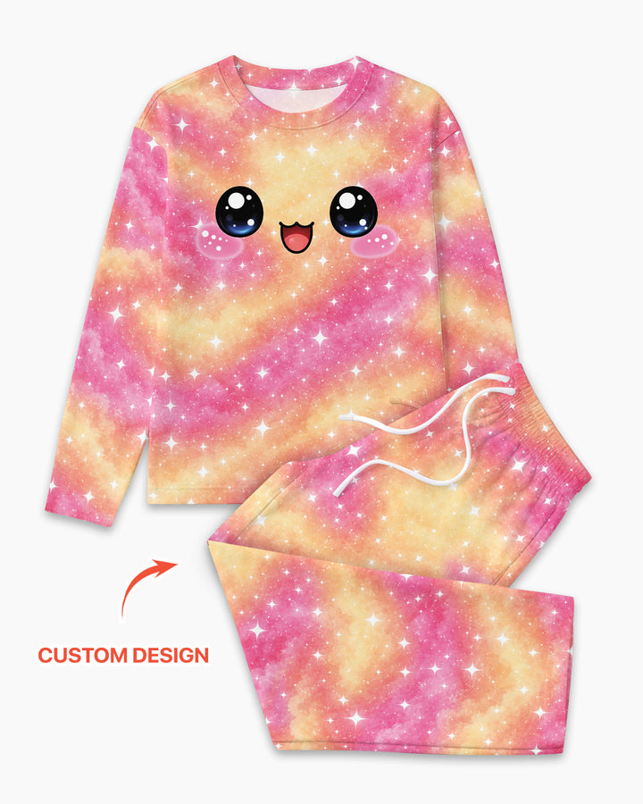 Matching Squishy Dumplings Costume Bamboo Men's Pajama Set