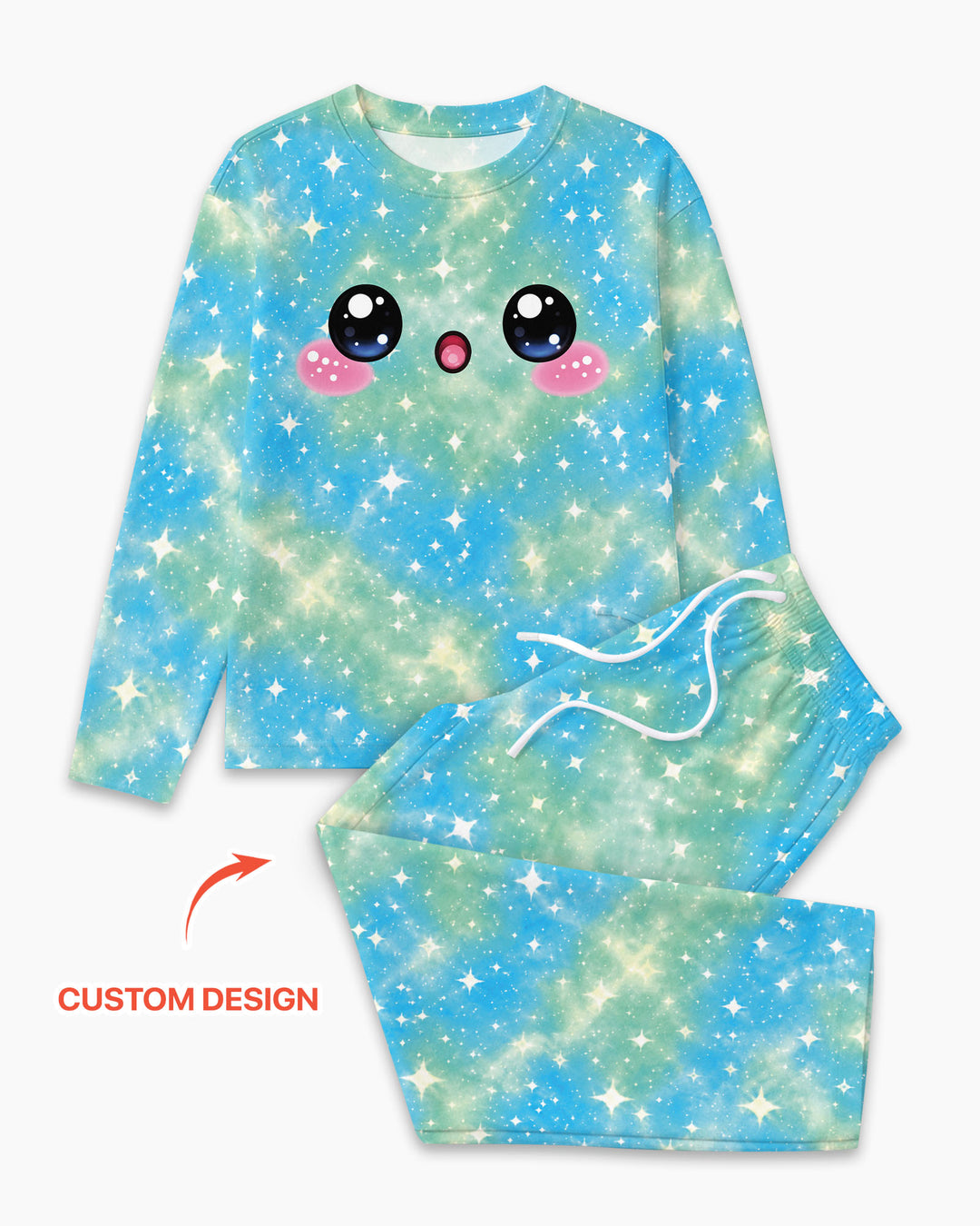 Matching Squishy Dumplings Costume Bamboo Men's Pajama Set
