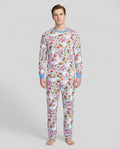 Santas, Milk and Cookies Bamboo Men's Pajama Set